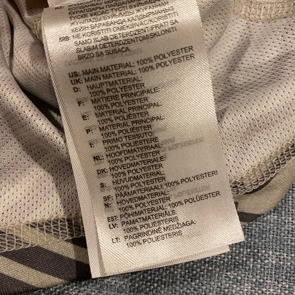 Adidas Mens Striped Performance T-Shirt Grey Black Short Sleeve Athletic Tee - Picture 8 of 9